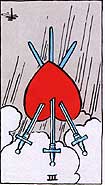 3 of swords, reversed