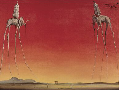 The Elephants • Salvador Dali