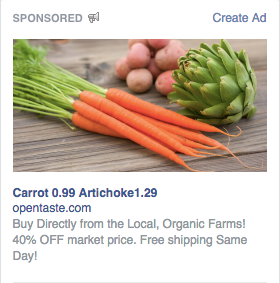 Carrot 0.99 and Artichoke 1.25